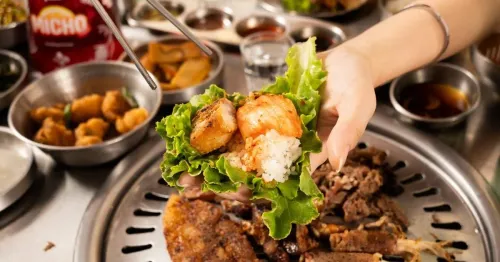 K-Pop Stars Eat K-BBQ and Evade Rabid Fans